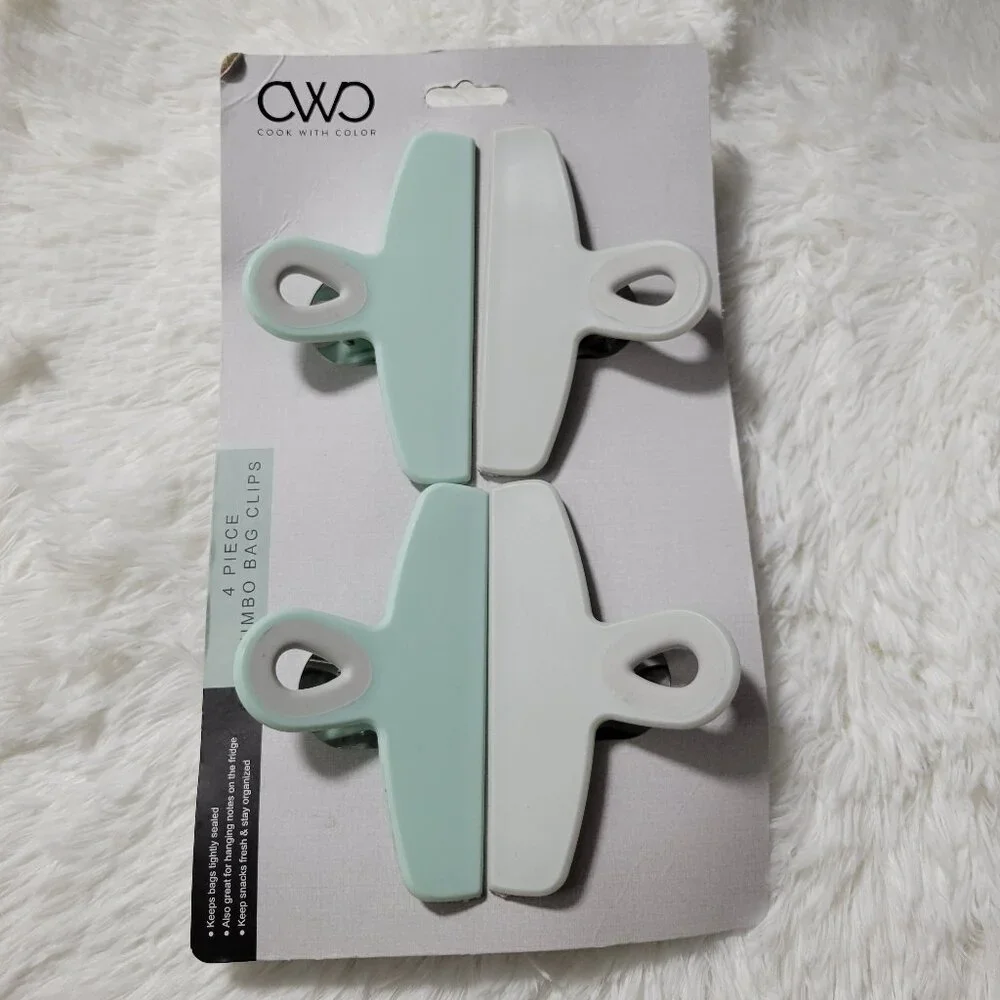 CWC 4 Piece Jumbo Bag Clip Set